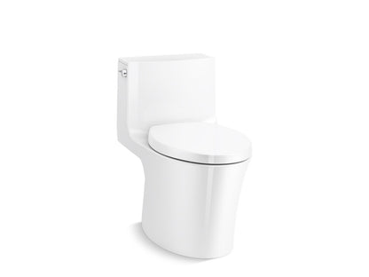 KOHLER Veil One-piece elongated toilet with skirted trapway, dual-flush - White, K-1381-0