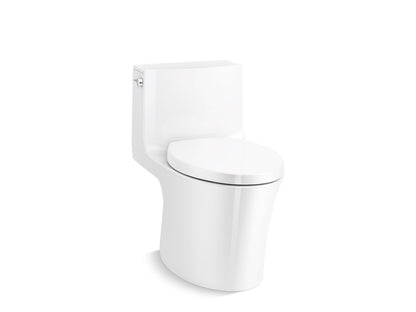 KOHLER K-1381-7 Veil One-piece elongated toilet with skirted trapway, dual-flush - Black Black