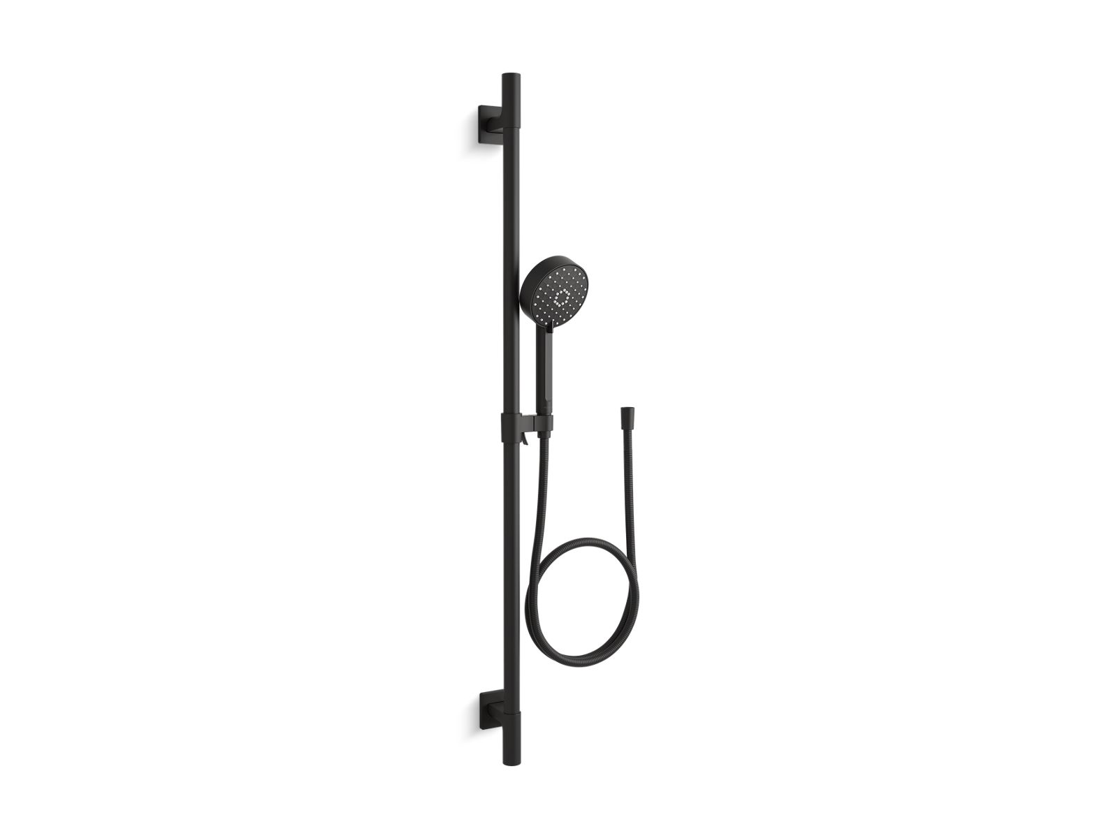 KOHLER K-99898-Y-BL Awaken G110 42" Deluxe Four-Function Handshower Kit, 2.5 Gpm - Matte Black