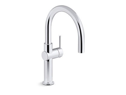 KOHLER K-22975-BL Crue Single-handle bar sink faucet - Matte Black
