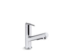 KOHLER K-22976-2MB Crue Pull-Out Kitchen Sink Faucet With Three-Function Sprayhead - Vibrant Brushed Moderne Brass