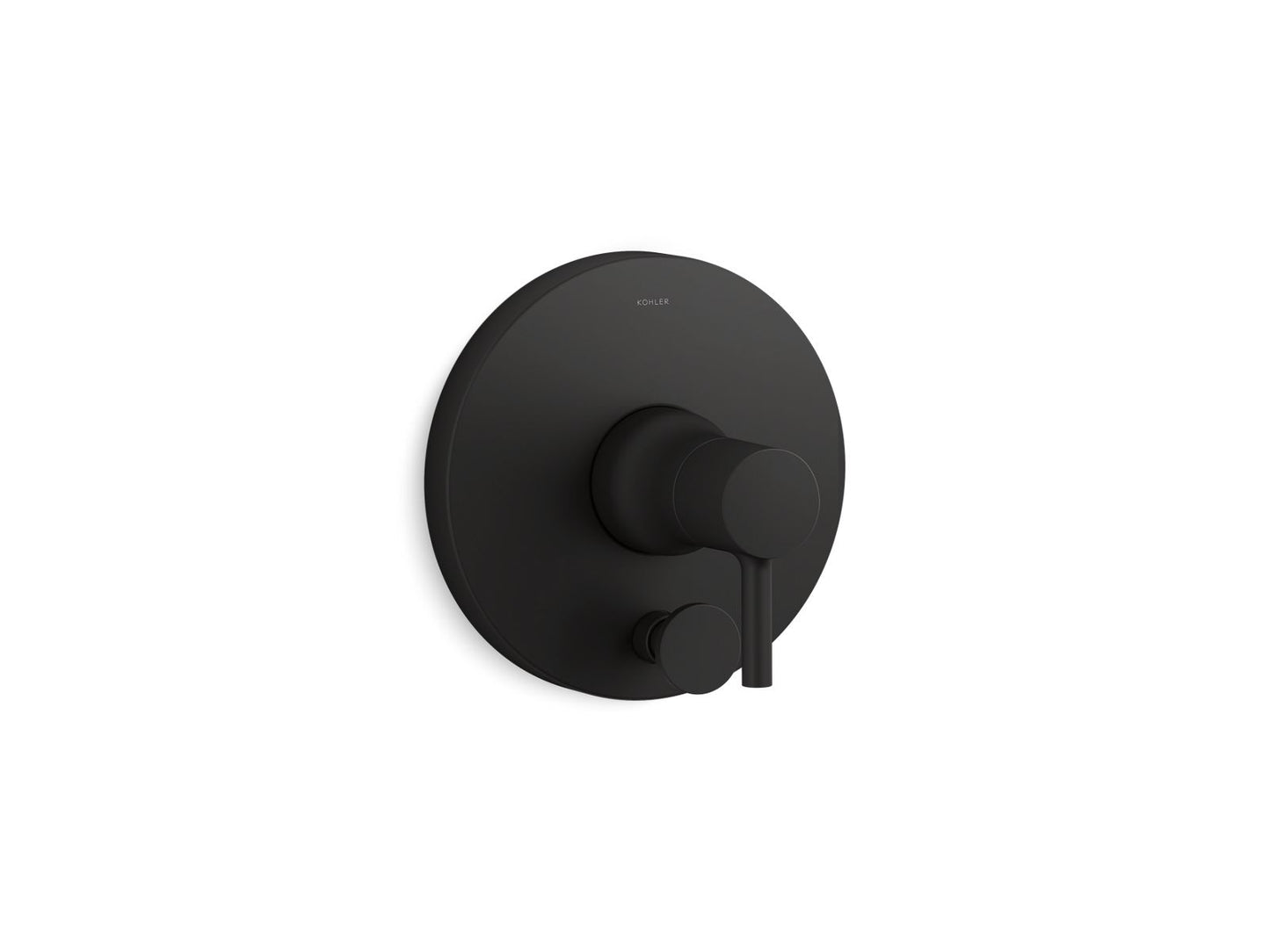 KOHLER K-T8979-4-BL Toobi Rite-Temp Valve Trim With Push-Button Diverter In Matte Black