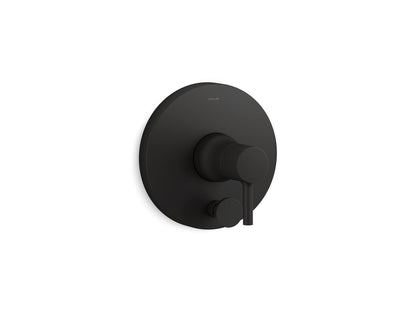 KOHLER K-T8979-4-BL Toobi Rite-Temp valve trim with push-button diverter - Matte Black