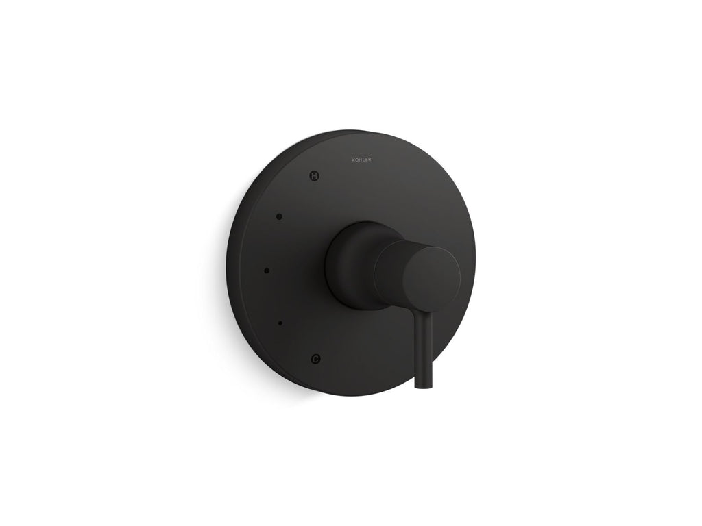 KOHLER K-TS8981-4-BL Toobi Rite-Temp Valve Trim - Matte Black