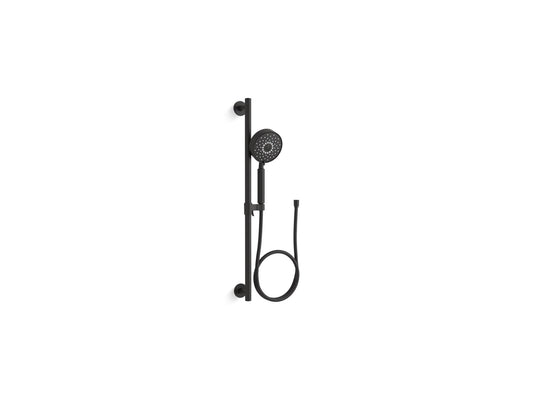 KOHLER K-22178-BL Purist 28" Four-Function Handshower Kit, 2.5 Gpm In Matte Black