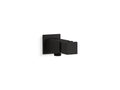 KOHLER K-14791-BL Loure Wall-Mount Handshower Holder With Supply Elbow - Matte Black
