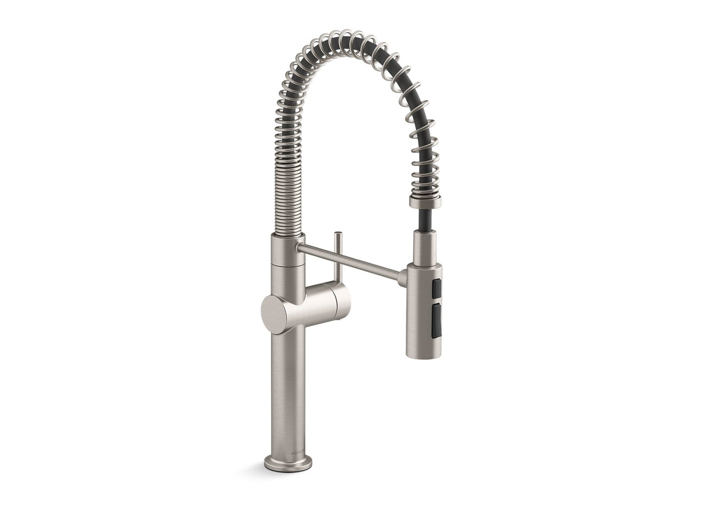 KOHLER K-22973-VS Crue Semi-Professional Kitchen Sink Faucet With Three-Function Sprayhead In Vibrant Stainless