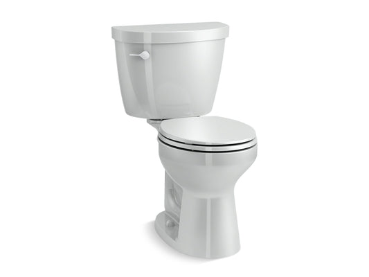 KOHLER K-31641-95 Cimarron Two-Piece Round-Front Toilet, 1.28 Gpf In Ice Grey