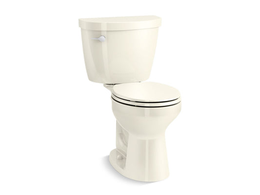 KOHLER K-31640-96 Cimarron Two-Piece Round-Front Toilet, 1.6 Gpf In Biscuit