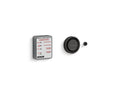 KOHLER K-5548-K1-BL Invigoration Series Digital Steam Adapter Kit - Matte Black