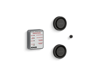 KOHLER K-5549-K1-BL Invigoration Series Tandem digital steam adapter kit - Matte Black