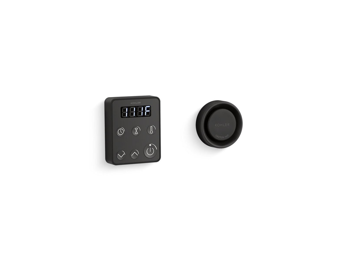 KOHLER K-5557-BL Invigoration Series Steam Generator Control Kit - Matte Black