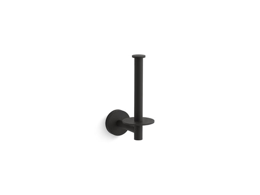 KOHLER K-27293-BL Elate Vertical Toilet Paper Holder In Matte Black