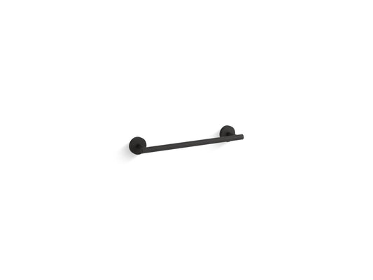 KOHLER K-27288-BL Elate 12" Towel Bar In Matte Black