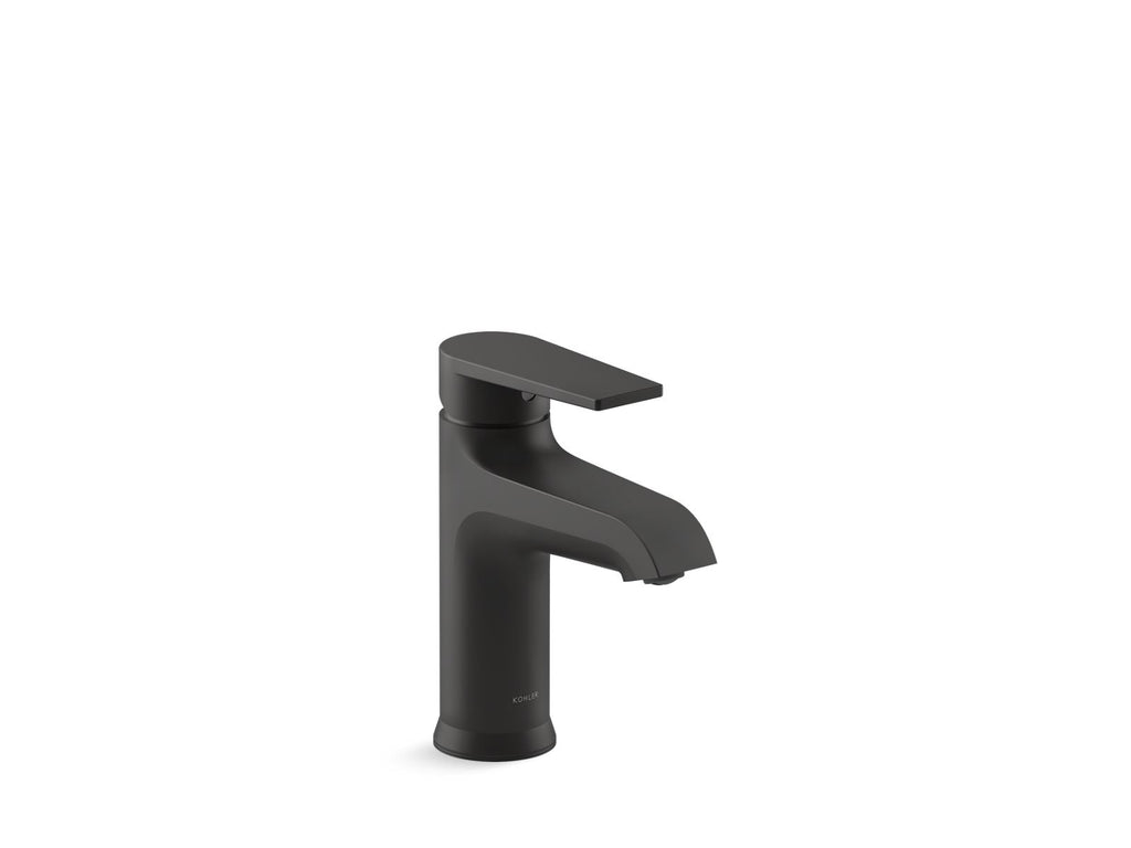 KOHLER K-37891-4-BL Hint Single-Handle Bathroom Sink Faucet, 1.2 Gpm - Matte Black