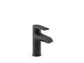KOHLER K-37891-4-BL Hint Single-Handle Bathroom Sink Faucet, 1.2 Gpm - Matte Black