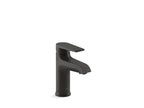 KOHLER K-37891-4-BL Hint Single-Handle Bathroom Sink Faucet, 1.2 Gpm - Matte Black