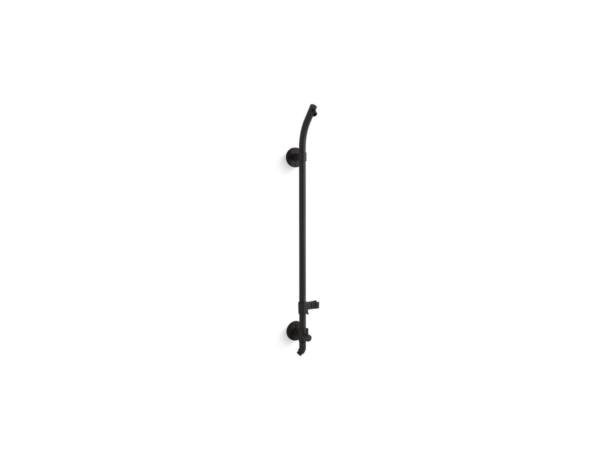 KOHLER K-45905-BL Hydrorail-S Bath/Shower Column - Matte Black