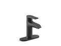 KOHLER K-37892-4-BL Hint Single-Handle Bathroom Sink Faucet, 1.2 Gpm - Matte Black