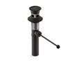 KOHLER K-7114-A-BL Premier Pop-Up Drain, Exposed, With Overflow - Matte Black