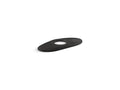 KOHLER K-14531-BL Escutcheon Plate, 6" In Matte Black