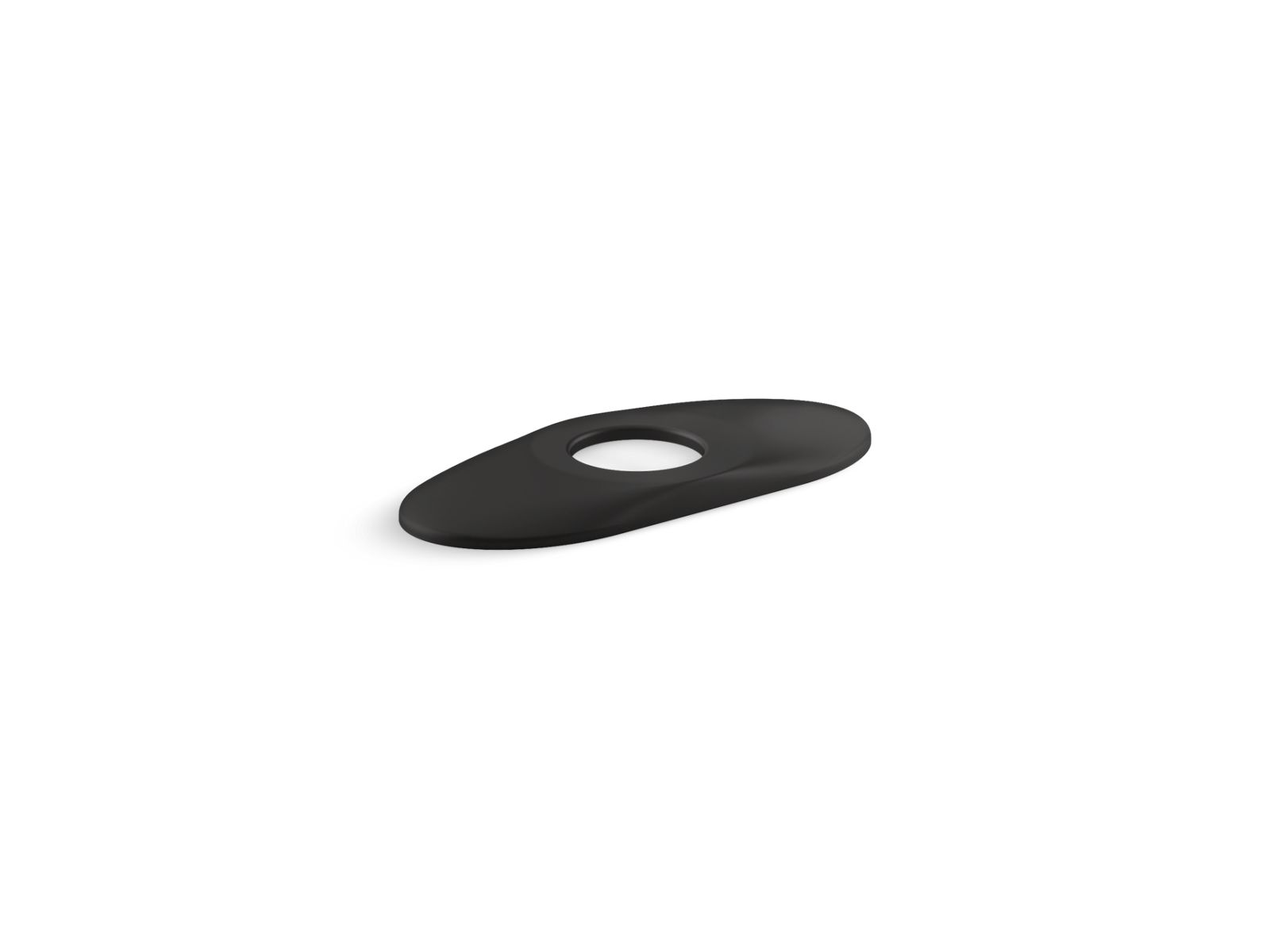 KOHLER K-14531-BL Escutcheon Plate, 6" In Matte Black