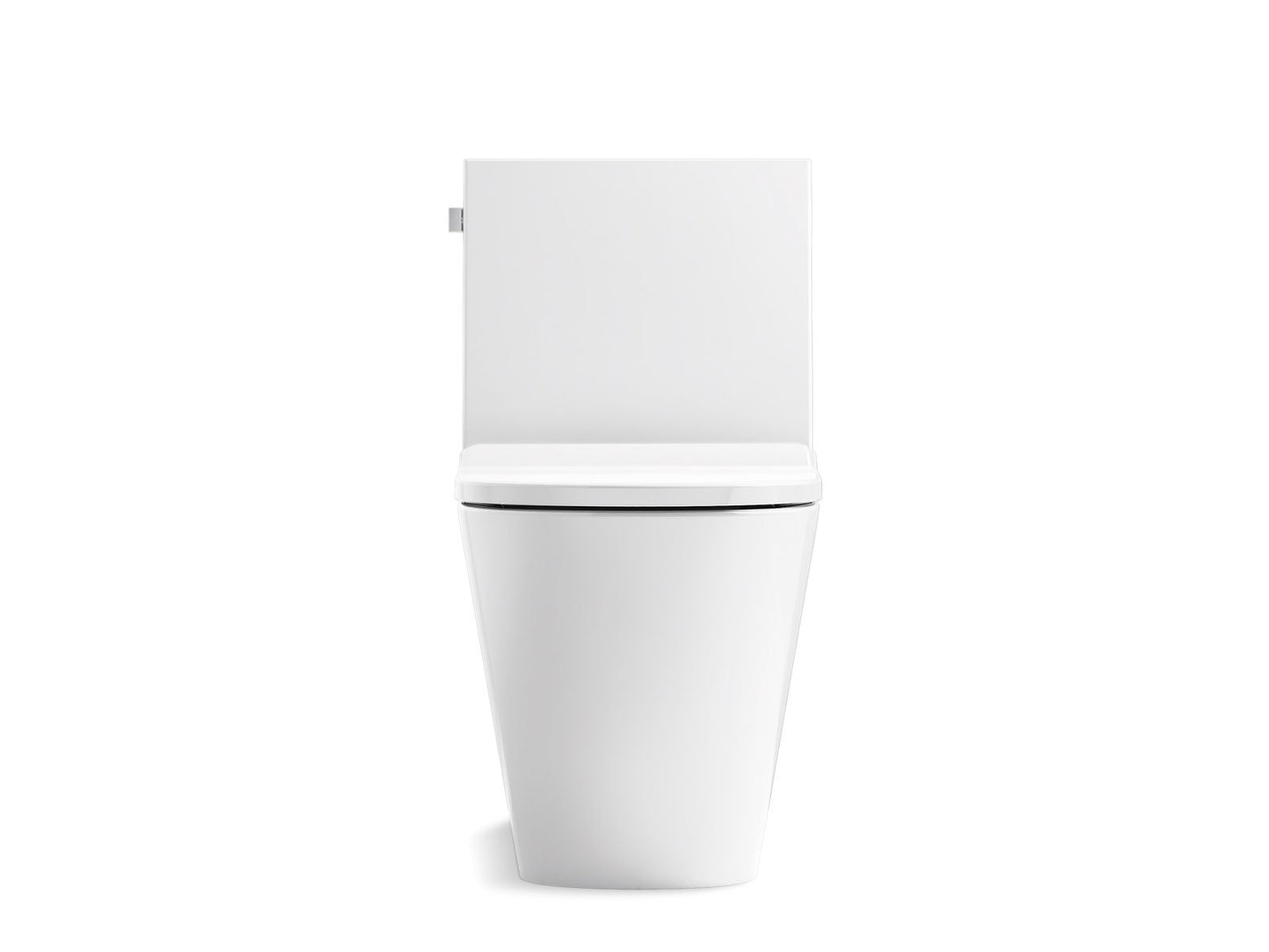 KOHLER K-22378-0 Brazn One-Piece Compact Elongated Toilet With Skirted Trapway, Dual-Flush In White