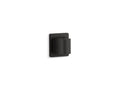 KOHLER K-98347-BL Awaken Fixed Wall Holder - Matte Black