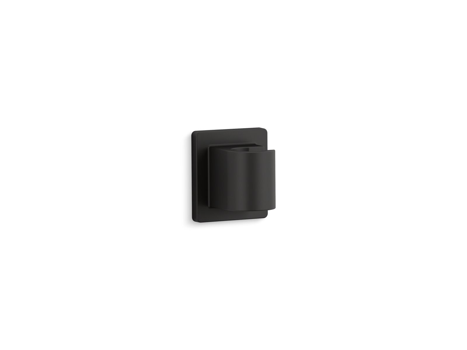 KOHLER K-98347-BL Awaken Fixed Wall Holder - Matte Black
