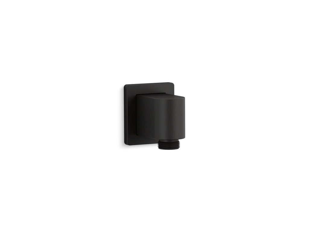 KOHLER K-98350-BL Awaken Wall-Mount Supply Elbow - Matte Black
