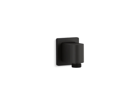 KOHLER K-98351-BL Awaken Wall-Mount Supply Elbow With Check Valve In Matte Black