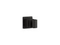 KOHLER K-98348-BL Awaken Adjustable Wall Holder - Matte Black