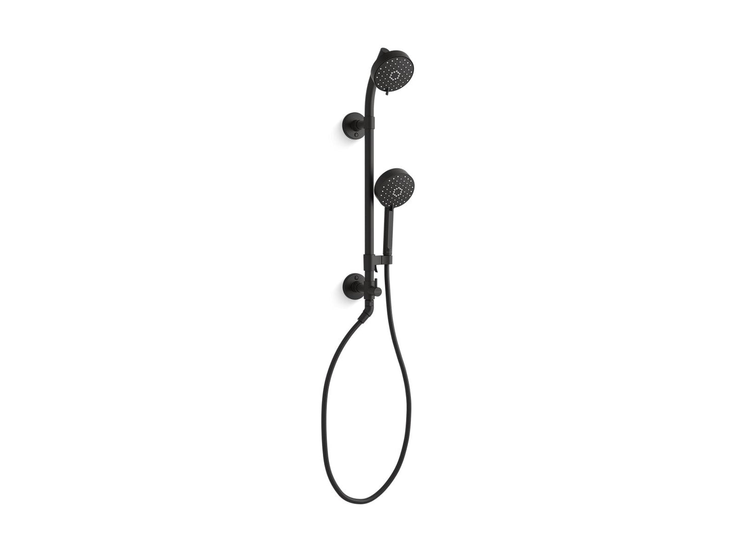 KOHLER K-76471-G-BL Awaken HydroRail-S shower column kit, 1.75 gpm - Matte Black