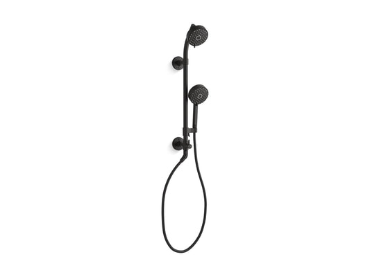 KOHLER K-76471-Y-BL Awaken HydroRail-S shower column kit, 2.5 gpm - Matte Black