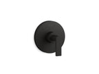 KOHLER K-TS73115-4-BL Composed Rite-Temp Valve Trim With Lever Handle - Matte Black