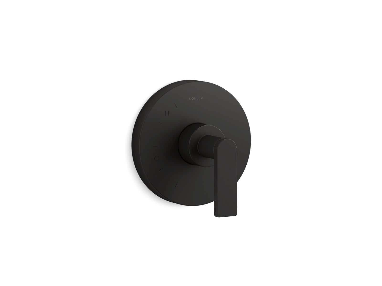 KOHLER K-TS73115-4-BL Composed Rite-Temp Valve Trim With Lever Handle - Matte Black
