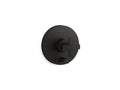 KOHLER K-T73117-3-BL Composed Rite-Temp Valve Trim With Push-Button Diverter And Cross Handle - Matte Black
