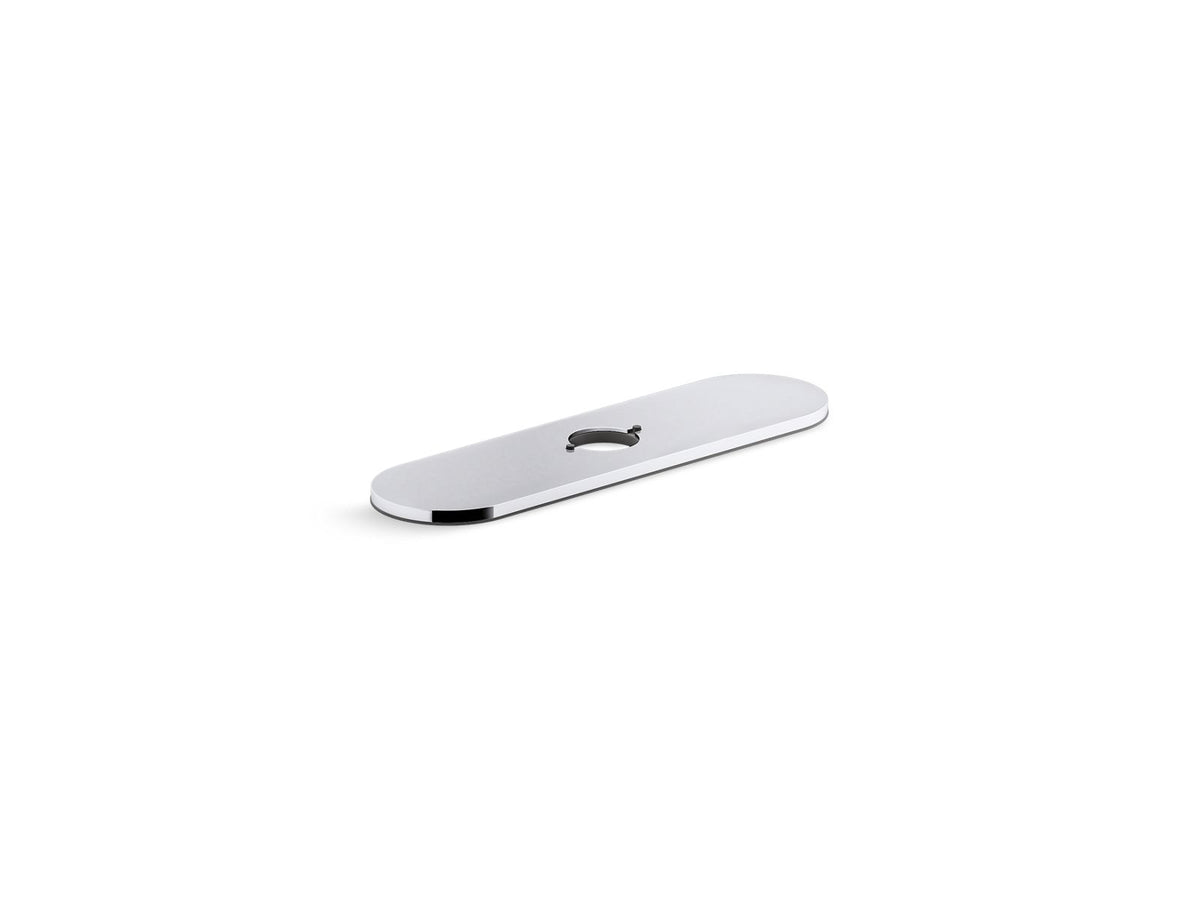 KOHLER K-24461-CP Tone Three-Hole Kitchen Faucet Escutcheon - Polished Chrome