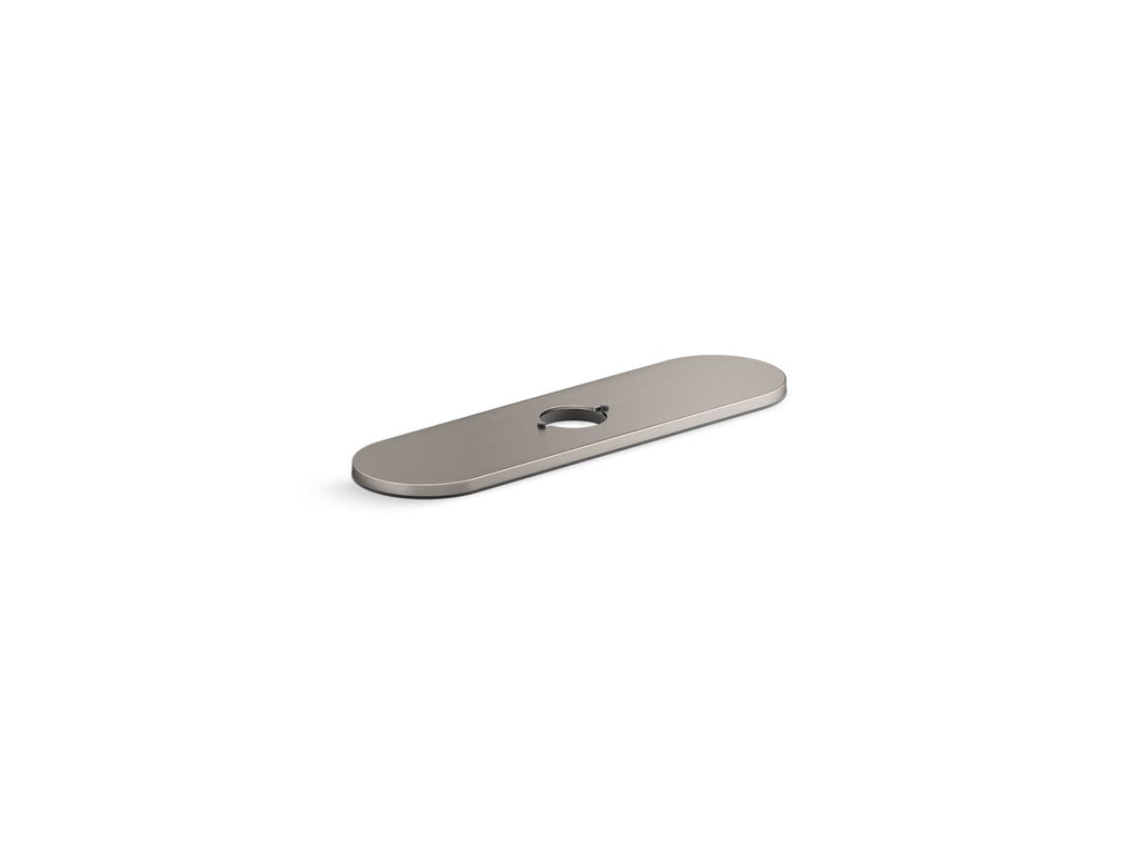 KOHLER K-24461-VS Tone Three-Hole Kitchen Faucet Escutcheon - Vibrant Stainless