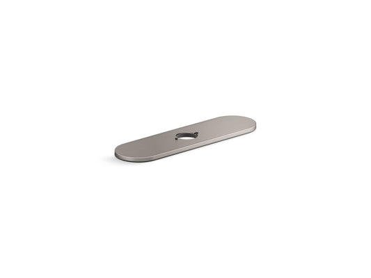 KOHLER K-24461-VS Tone Three-hole kitchen faucet escutcheon - Vibrant Stainless