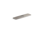 KOHLER K-24462-VS Riff Three-Hole Kitchen Faucet Escutcheon - Vibrant Stainless