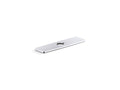 KOHLER K-24462-CP Riff Three-Hole Kitchen Faucet Escutcheon - Polished Chrome