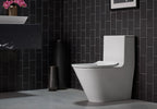 KOHLER K-22378-0 Brazn One-Piece Compact Elongated Toilet With Skirted Trapway, Dual-Flush - White