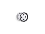 KOHLER K-26299-G-CP Statement Round Single-Function Body Spray, 1.75 Gpm - Polished Chrome