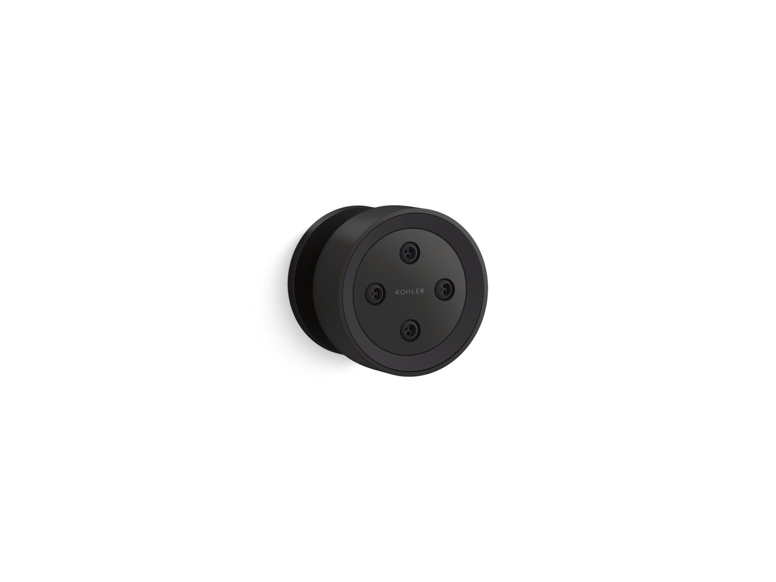 KOHLER K-26299-G-BL Statement Round Single-Function Body Spray, 1.75 Gpm - Matte Black