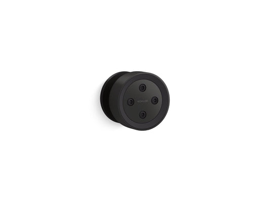 KOHLER K-26299-G-BL Statement Round single-function body spray, 1.75 gpm - Matte Black