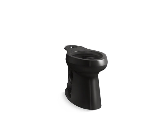 KOHLER K-22661-7 Highline Tall Elongated Toilet Bowl In Black Black