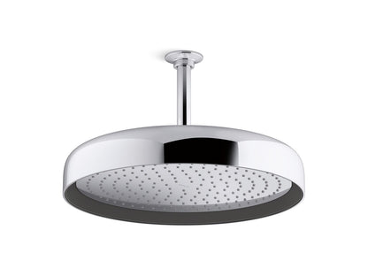 KOHLER K-26292-BL Statement Round 14" single-function rainhead, 2.5 gpm - Matte Black