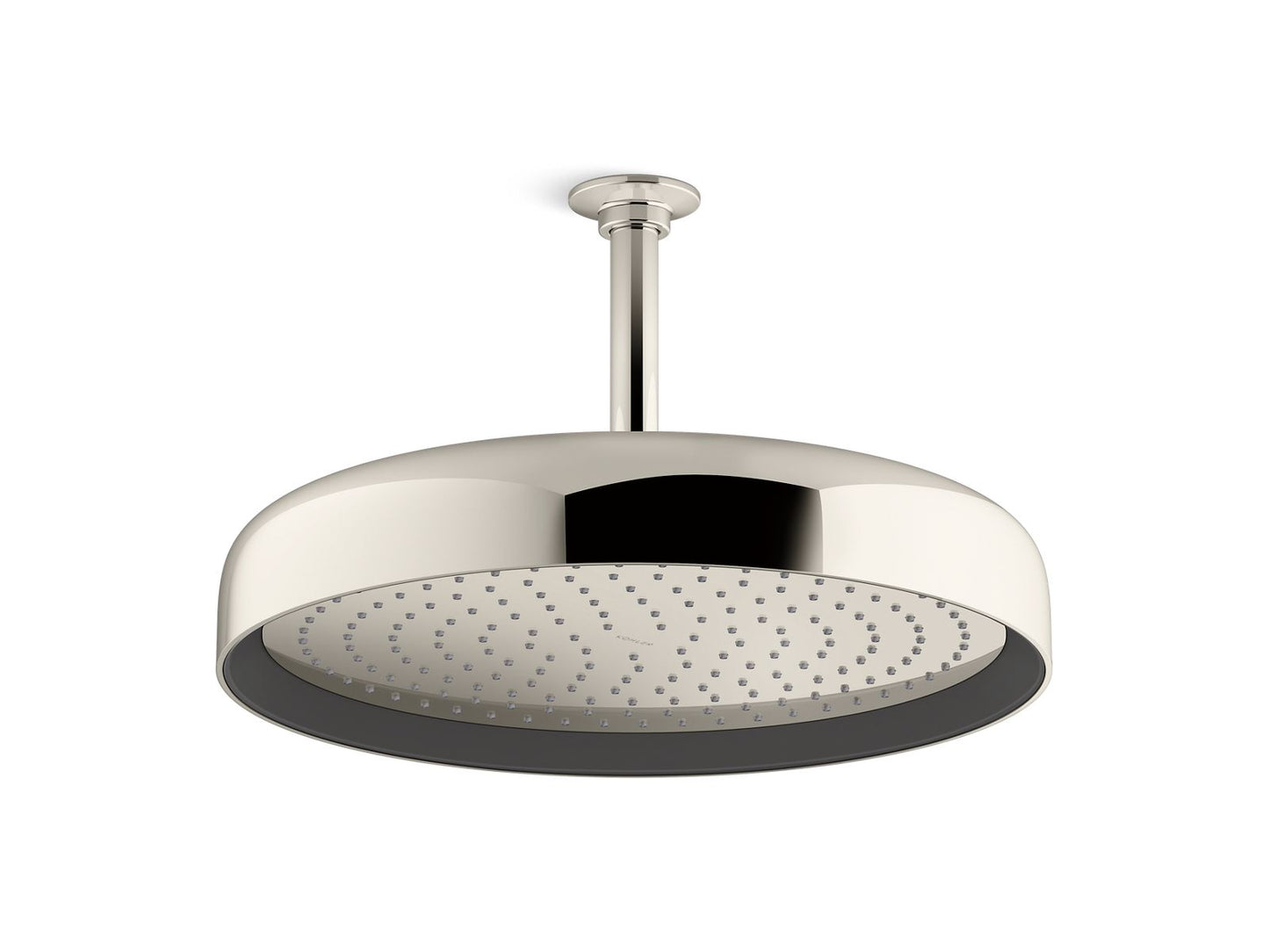 KOHLER K-26292-SN Statement Round 14" Single-Function Rainhead, 2.5 Gpm In Vibrant Polished Nickel