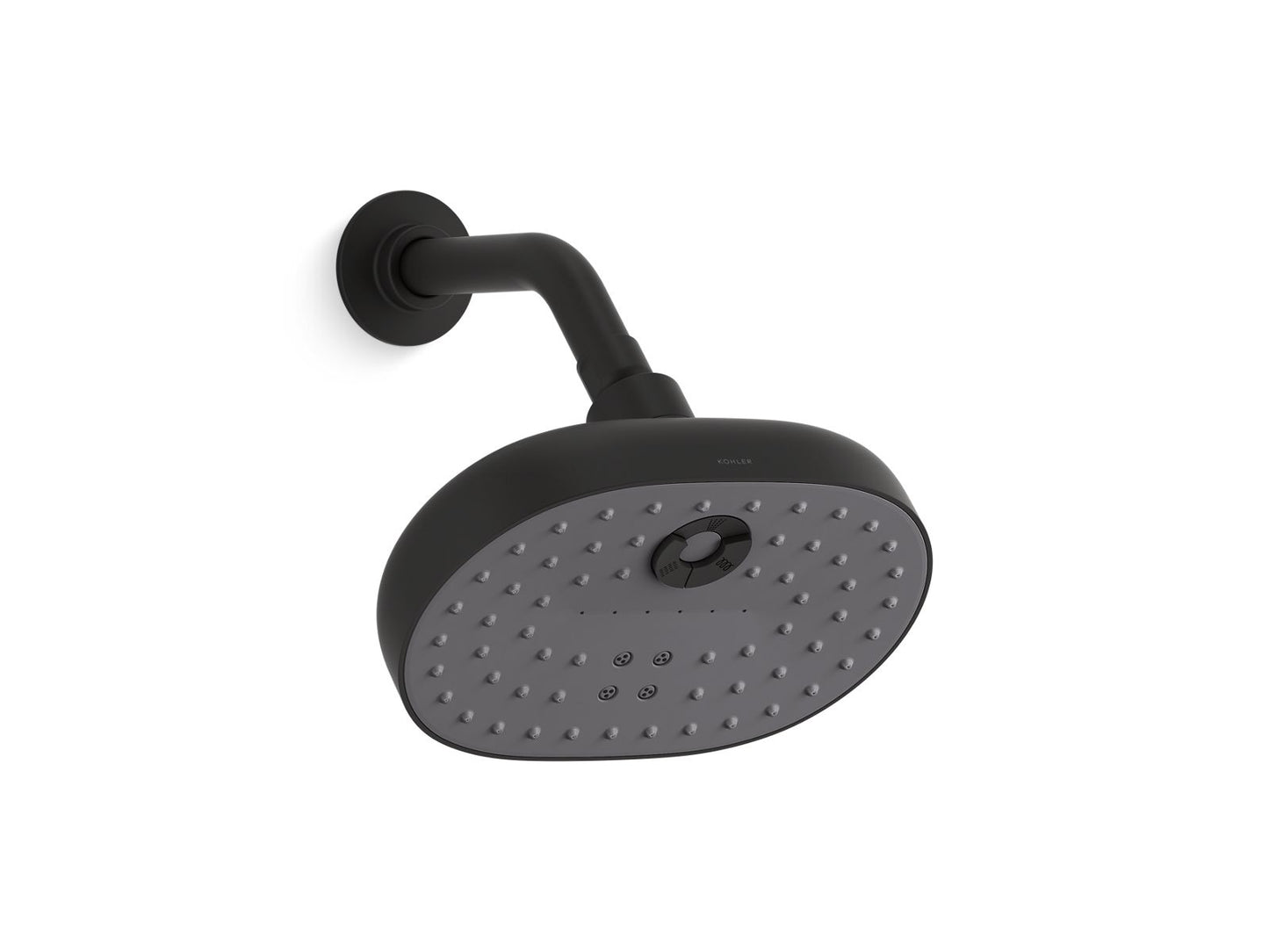 KOHLER K-26290-BL Statement Three-Function Showerhead, 2.5 Gpm In Matte Black